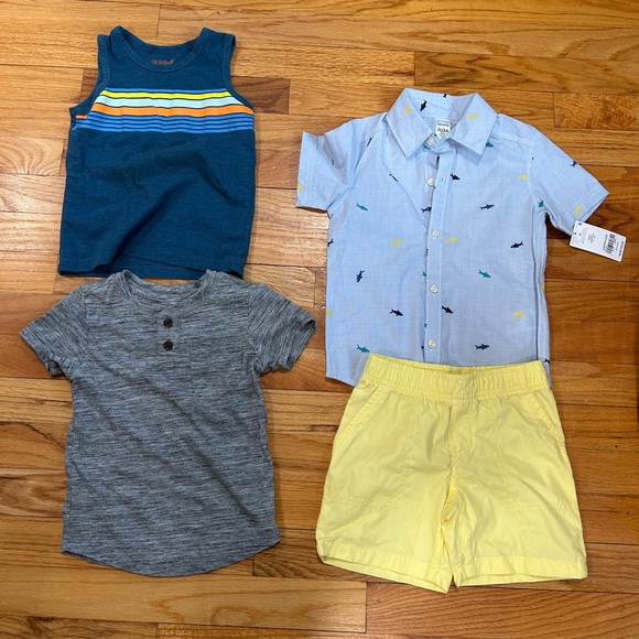 Bundle of size 2T Carters new with Tags plus two Cat & Jack new but no tags - Picture 1 of 11
